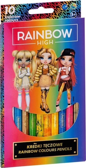 Buntstifte ASTRA Rainbow High Jumbo, 10 Stk.