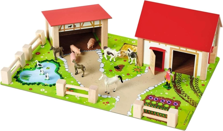 Realistische Holzfarm für endlosen Spielspaß