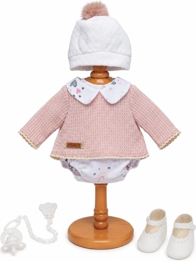 Kleidungsset mit Zubehör für Guca-Babypuppen 42–46 cm
