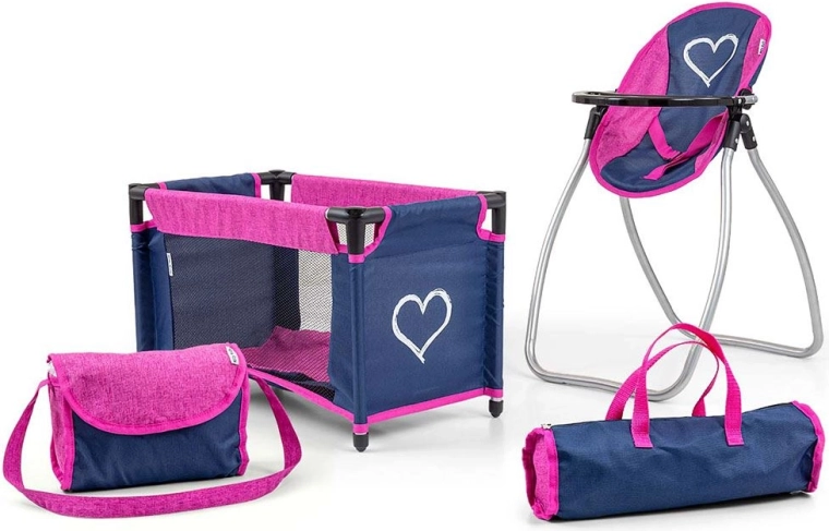 Puppenzubehör-Set ELSA Prestige Milly Mally navy