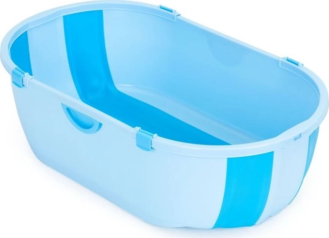 Zusammenklappbare Kinderbadewanne mit Ablassstopfen ECOTOYS – Blau