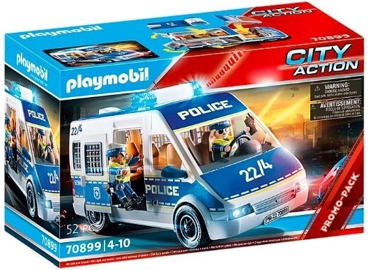 City Action Polizei Transporter mit Licht und Sound