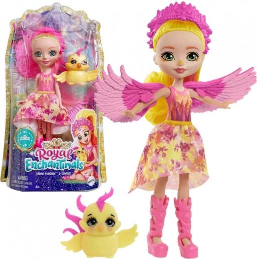 Enchantimals-Puppe mit Phönix-Haustier