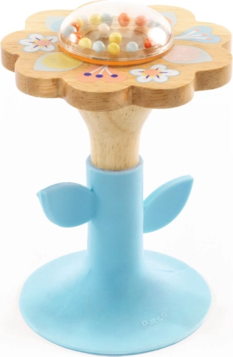 Stabiles Blumenrasselspiel mit Saugnapf