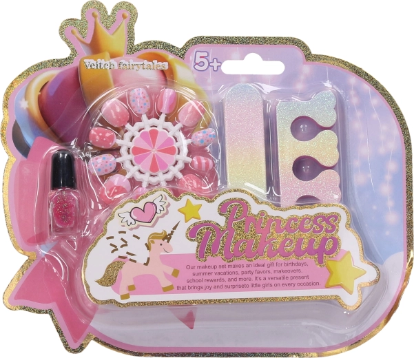 Nagelset mit künstlichen Nägeln und Zehentrenner 10 cm - 1 Stück