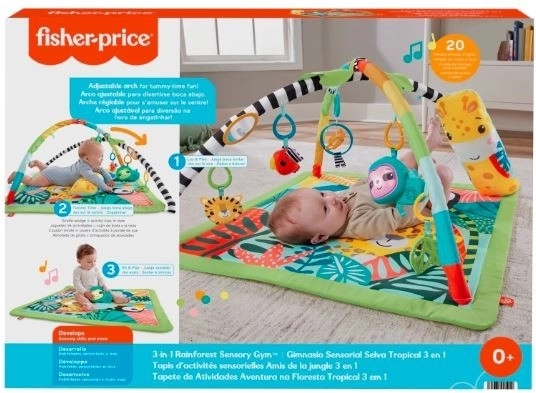 Bildende Spielmatte 3 in 1 Tropischer Wald