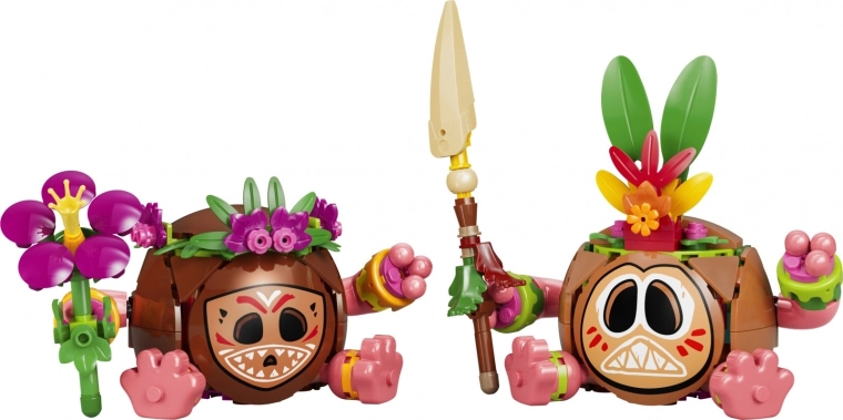 2 baubare Kakamora-Figuren aus dem Film Vaiana