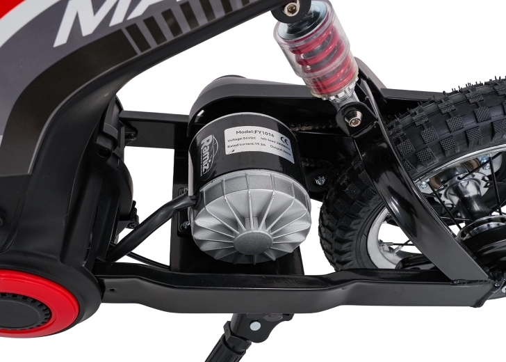 Leistungsstarker 350W-Motor und 24V-Batterie für dynamisches Fahren