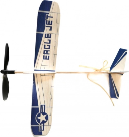 Goki Gummimotor-Flugzeug Eagle Jet aus Balsaholz