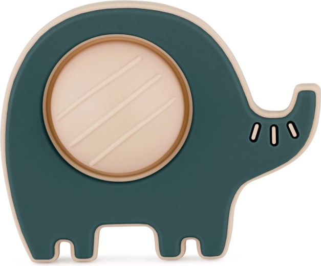 Petite&Mars Silikonspielzeug und Beißring Elefant Edwin dusty rose 6m+