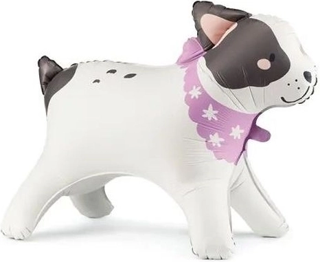 Stehender Folienballon Bulldogge 75 × 57 cm