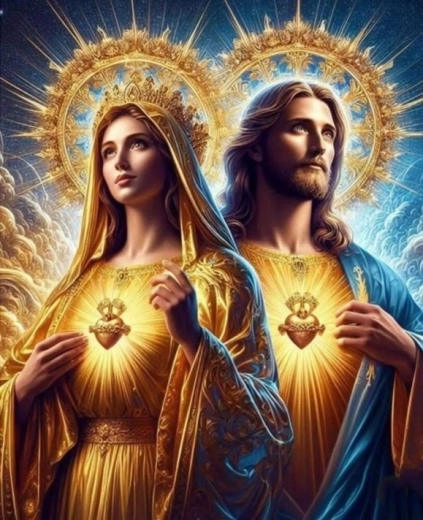 Diamantmalerei Maria und Jesus 30 × 40 cm