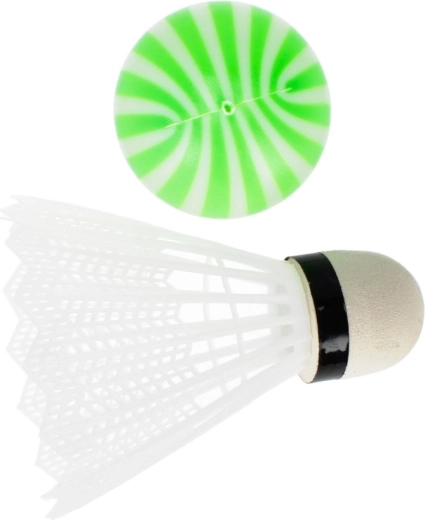 Zwei Spielarten: Federball und Ball