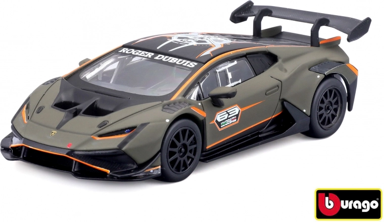 Metallmodell BBURAGO 1:43 LAMBORGHINI Huracán Super Trofeo EVO2 in dekorativer Box