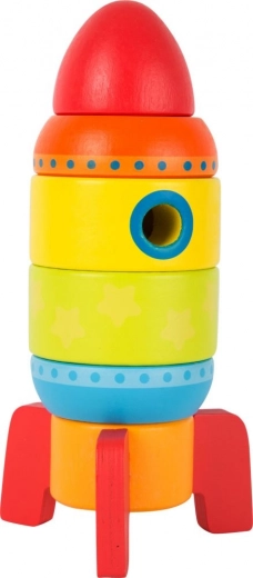 bunte Holzrakete Small Foot