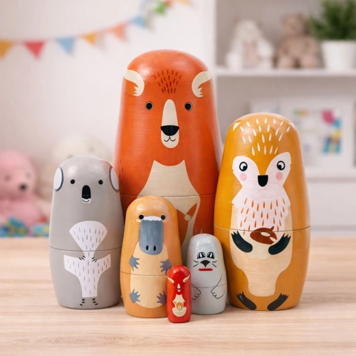 Bunte Tiere für die Fantasie