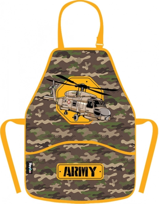 Kinder-Schürze mit Helikopter-Motiv