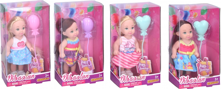 Püppchen mit Ballon 11 cm