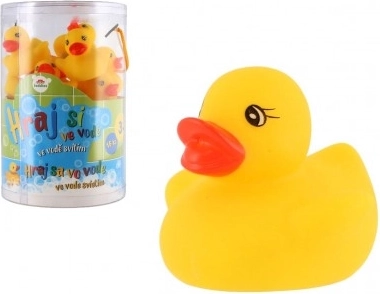 Leuchtende Badeente