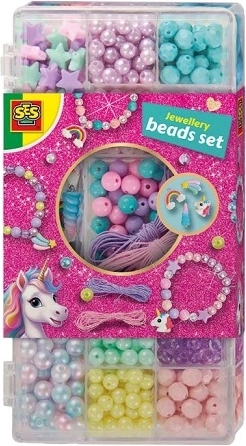 SES Einhorn-Perlen-Set zum Schmuckbasteln