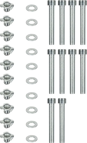 Komplettes Montagematerial im Lieferumfang