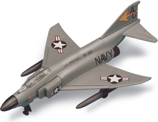Maisto Fresh Metal Tailwinds F-4 Phantom II mattgraues Flugzeug