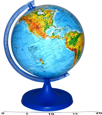 Geographischer Globus 16 cm