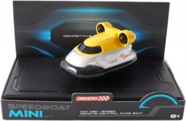 DRIVERO Mini-RC-Luftkissenfahrzeug für Wasser und Land – gelb