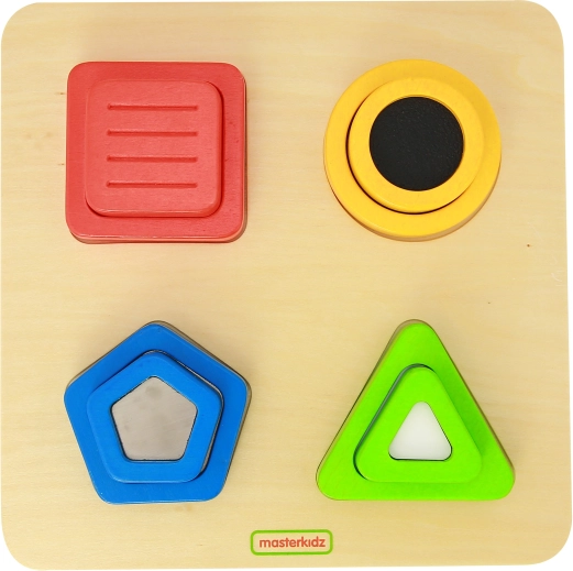 Holz-Sensorik-Formensortierer MASTERKIDZ Montessori