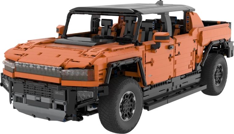 Detailliertes Hummer-EV-Modell im Maßstab 1:10