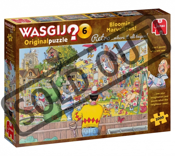 Puzzle Wasgij Original Retro: Wunderbares Wachstum, 1000 Teile