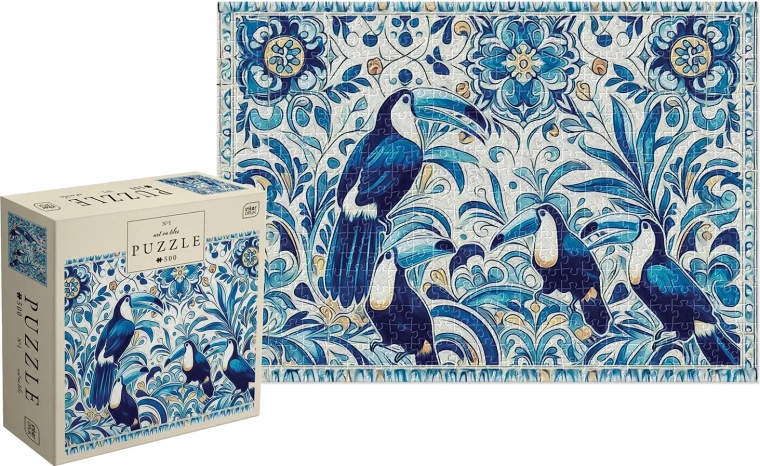 Puzzle-Kunst auf Fliesen Tukane 500 Teile