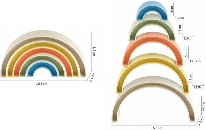 ZIRO Steckbare Regenbogenbögen