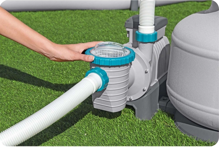 Vorfiter und transparentes Deckel für einfache Wartung