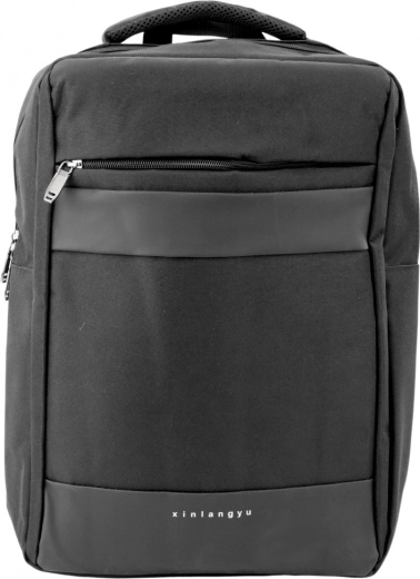 Städtischer Rucksack mit USB-Anschluss schwarz