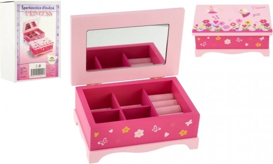 Hölzerne Schmuckschatulle Princess für Kinder TEDDIES