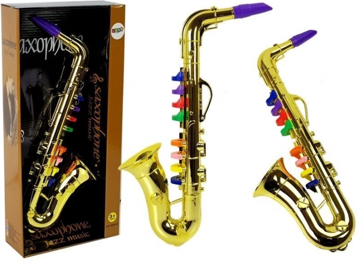 Kindersaxofon in Gold