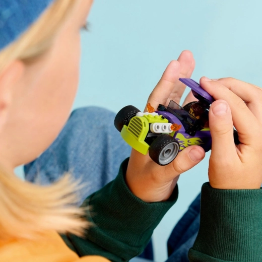 Aufklappbares Dach für einfaches Spielen