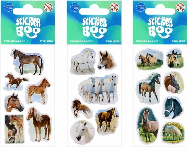 Pferdeaufkleber – dekorative Sticker für kreatives Gestalten