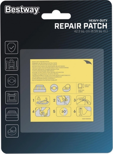 Set aus 10 selbstklebenden Reparaturflicken Bestway