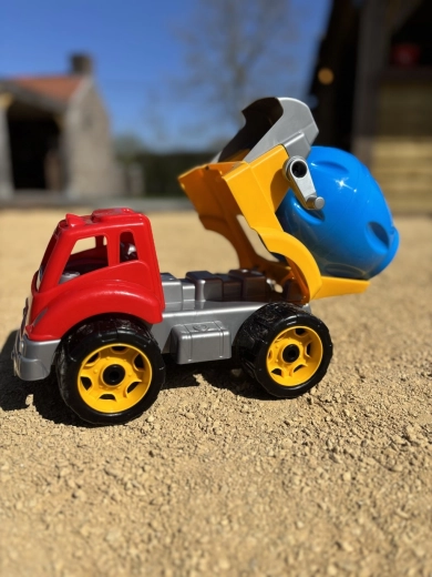 Kinder-Betonmischer aus Kunststoff