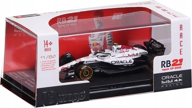 Bburago Modell Formel 1 Oracle Red Bull Racing RB21 Yuki Tsunoda 1:64