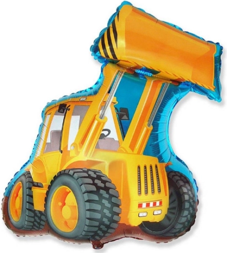 Folienballon Bagger