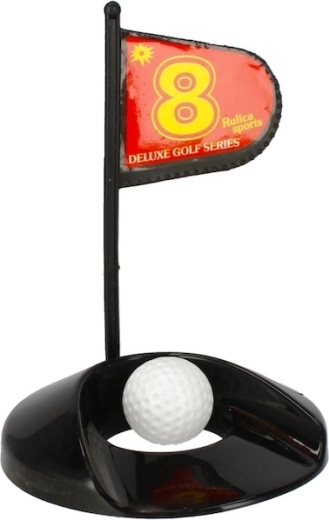 Ziel mit Loch und Flagge zum Trainieren der Präzision