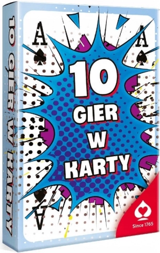 Set mit 10 Kartenspielen