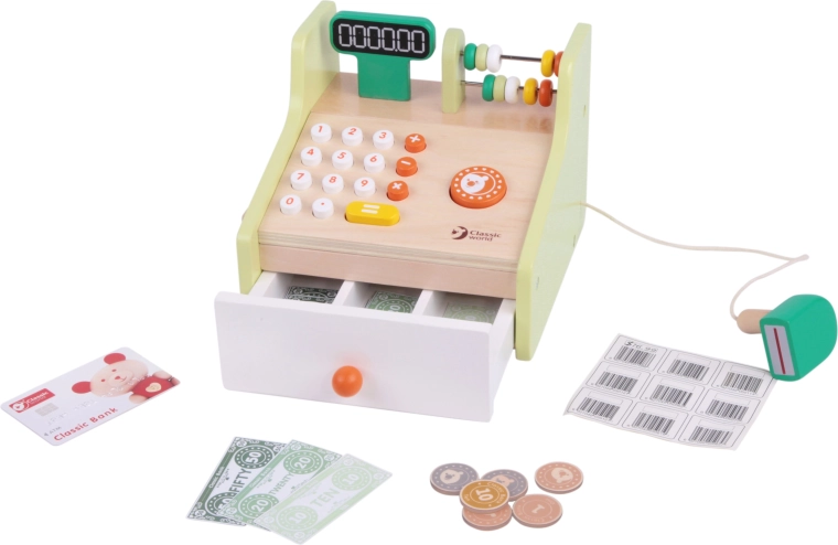 Komplette Ausstattung für das Kaufladenspiel
