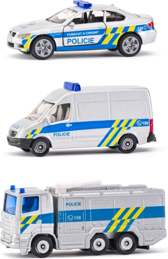 Siku tschechisches Polizei-Set mit 3 Autos