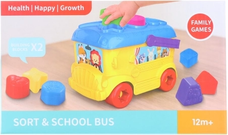 Steckspiel Schulbus