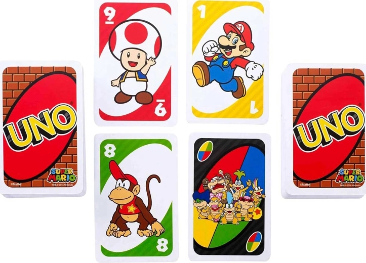 Das beliebte UNO in der Welt von Super Mario