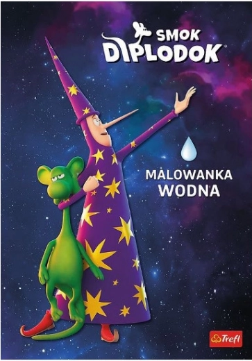Drache Diplodok – Wasser-Malbuch